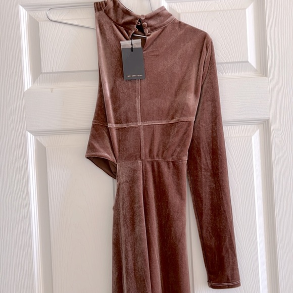 MICHAEL COSTELLO x REVOLVE Bleeker Midi Dress in Nude - Picture 10 of 13